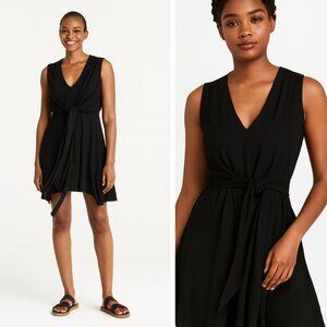 NWT All Saints Jayda Jersey Dress Black Size Small
